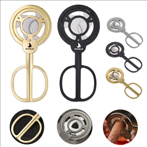 Wheeled 3 Blades Cigar Clipper Scissors